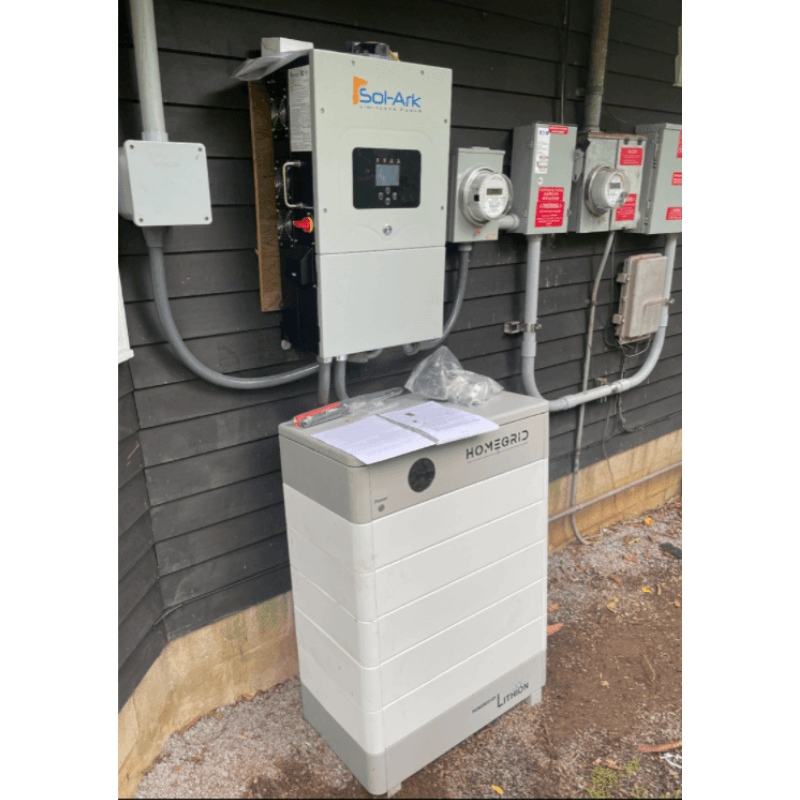 HomeGrid STACK'D Lithium Battery Bank | USA MADE & 10-Year Warranty - ShopSolar.com