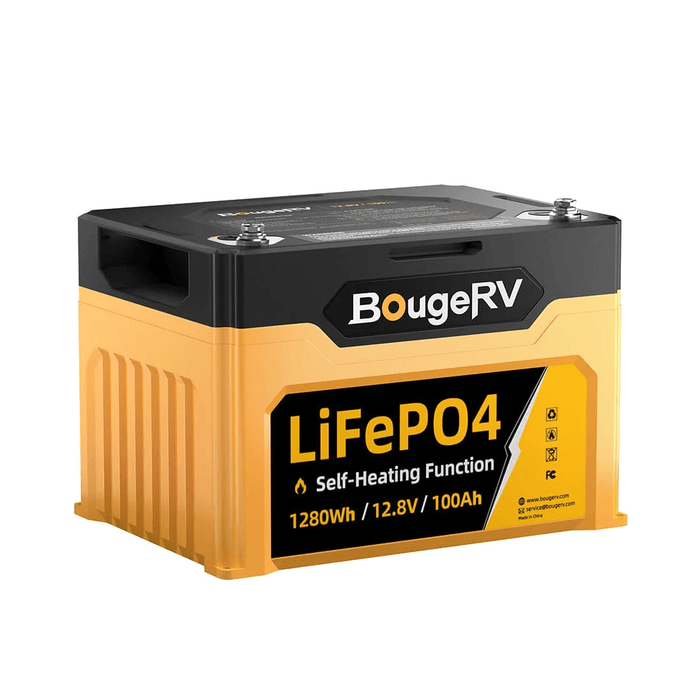 BougeRV 12V 100Ah LiFePO4 Battery - ShopSolar.com