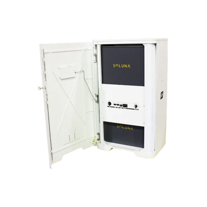 Soluna S8 - 6,000W Output 120/240V + 7.68kWh Lithium Battery Bank | All-in-One Solar Power System | 10-Year Warranty - ShopSolar.com