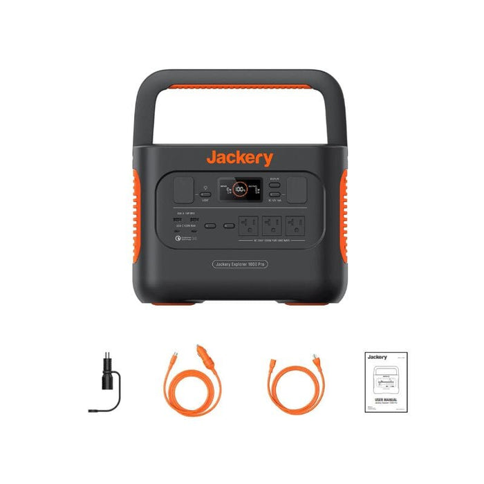 Jackery Explorer 1000 PRO 1,002Wh / 1,000W Portable Power Station + Choose Your Custom Bundle | Complete Solar Kit - ShopSolar.com