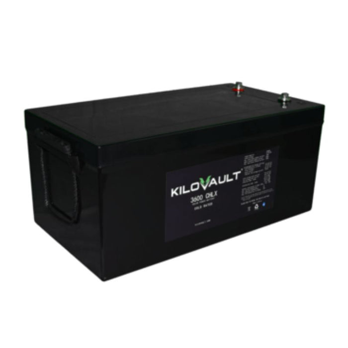 KiloVault 3600 CHLX 3600Wh 12V 300Ah Lithium Ferro Phosphate Battery- Cold Rated  For Freezing Temperature - ShopSolar.com