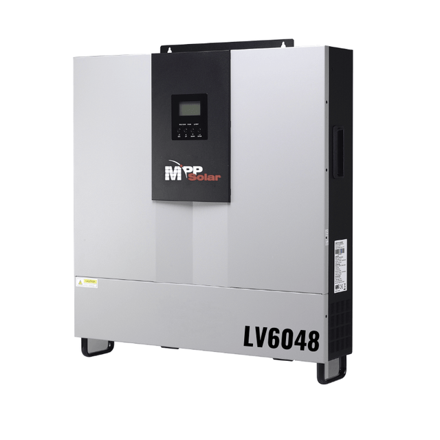 MPP Solar LV6048 6,000W Split Phase 120V/240V Output | 48V All-In-One Solar Inverter / Charger | 2 x MPPT's 8,000W of Solar Input - ShopSolar.com