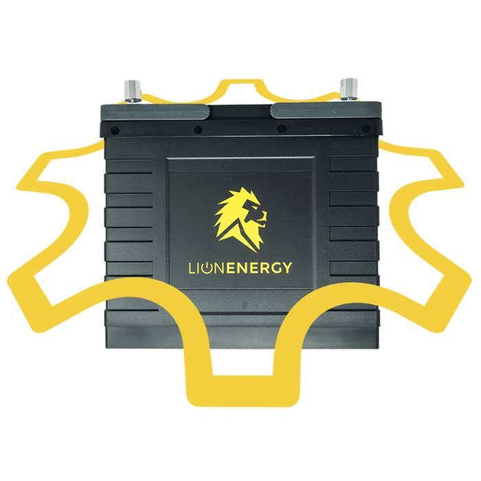Lion Energy Safari UT 1300 BT Lithium Ion Solar Battery | 105Ah Solar Battery [LiFePO4] - ShopSolar.com