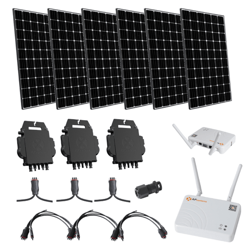 Complete Grid-Tie Solar Kit - 2,400W Solar w/ Microinverters