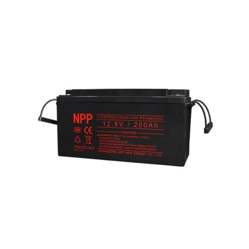 NPP LiFePO4 12V 200Ah Compact Lithium Battery - ShopSolar.com