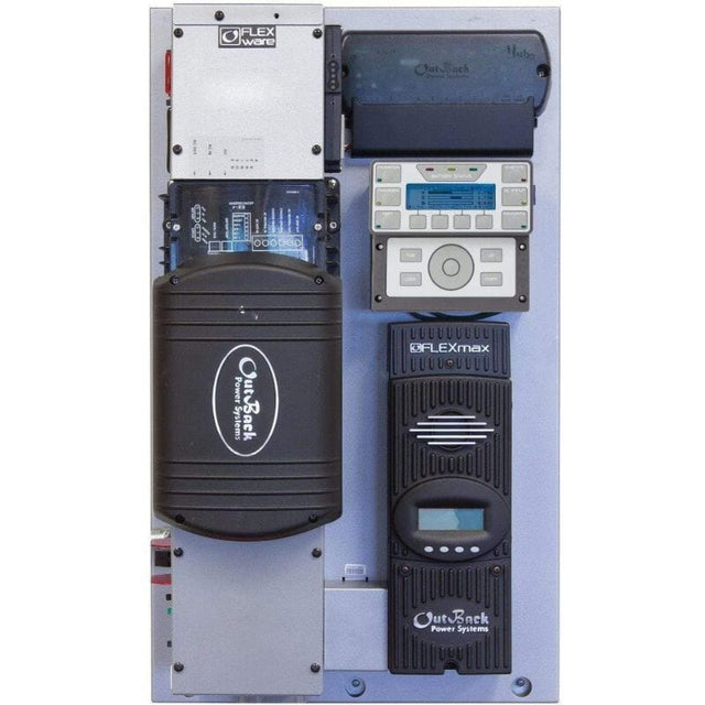 Outback Power FLEXpower One 3.6kW 48V Pre-wired FXR Series System 120V (vented) FP1 VFXR3648A-01 - ShopSolar.com