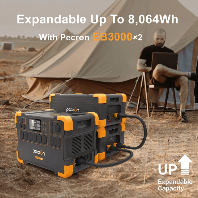 Pecron E2000LFP [Expandable] 2000W / 1,920Wh Portable Power Station + Choose Your Custom Bundle | Complete Solar Generator Kit| Up to 8064Wh Capacity - ShopSolar.com