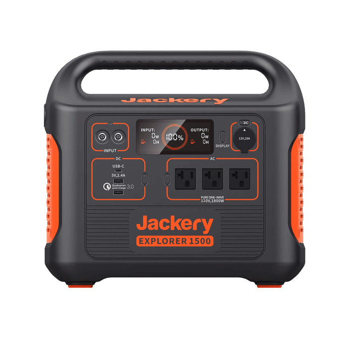 Jackery Explorer 1500 | 1,534Wh / 1,800W Portable Power Station + Choose Your Custom Bundle | Complete Solar Kit - ShopSolar.com