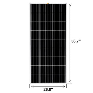 Complete Solar Panel Kit - 3,000W Inverter / Charger 120V Output / 24VDC + [5.12kWh-7.68kWh Lithium Battery Bank] + 6 x 200W Solar Panels [LPK-PRO] - ShopSolar.com
