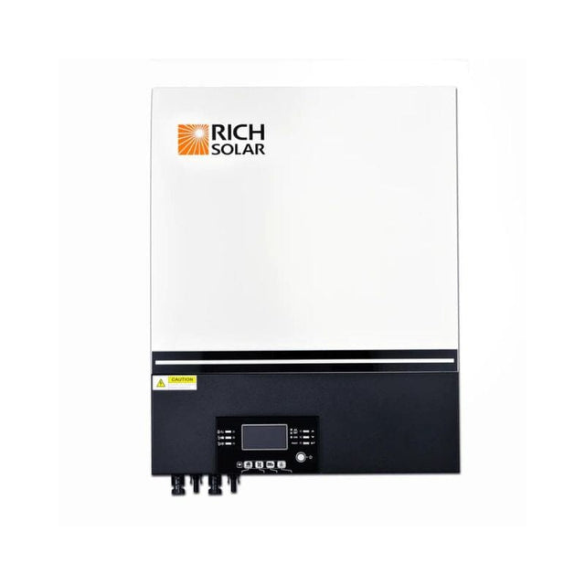 Rich Solar LV6548 Solar Inverter UL Listed 120V (Battery Optional) | 6,500W Continuous / 240V w/ two or more units - ShopSolar.com