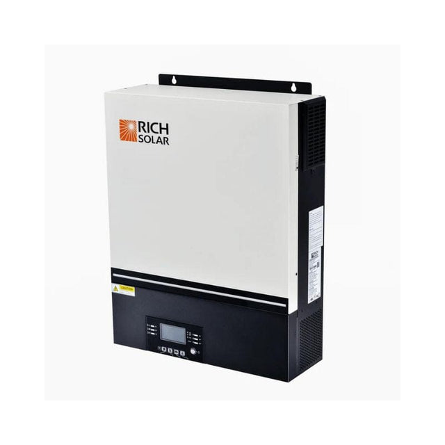 Rich Solar LV6548 Solar Inverter UL Listed 120V (Battery Optional) | 6,500W Continuous / 240V w/ two or more units - ShopSolar.com