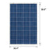100 Watt Polycrystalline Solar Panel | High Efficiency 12V - ShopSolarKits.com