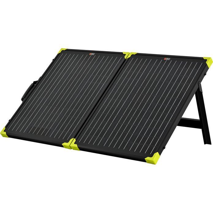 Rich Solar 100 Watt Folding Solar Panel Suitcase | High Efficiency, 12V | Compatible w/ EcoFlow, Bluetti, Hysolis, & More! - ShopSolar.com