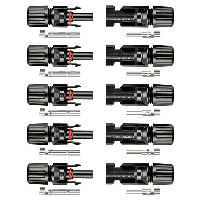 Solar Pin PV Connectors - ShopSolar: Complete Solar Kits + Lifetime Customer Support