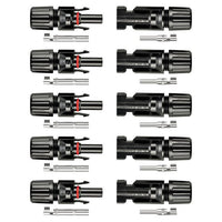 Rich Solar 5-Pack of PV Connectors for solar panel PV wiring