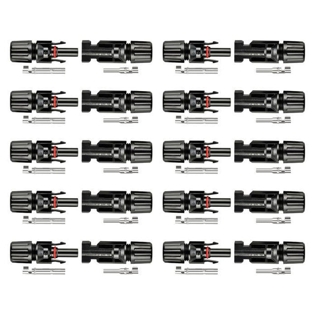 Rich Solar 5-Pack of PV Connectors for solar panel PV wiring - ShopSolar.com