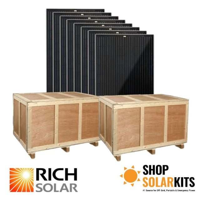 Rich Solar Mega 335W / 410W Monocrystalline Solar Panels | High Efficiency | 25-Year Power Output Warranty - ShopSolar.com