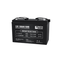 Rich Solar 12V 100Ah Deep Cycle AGM Battery - ShopSolarKits.com