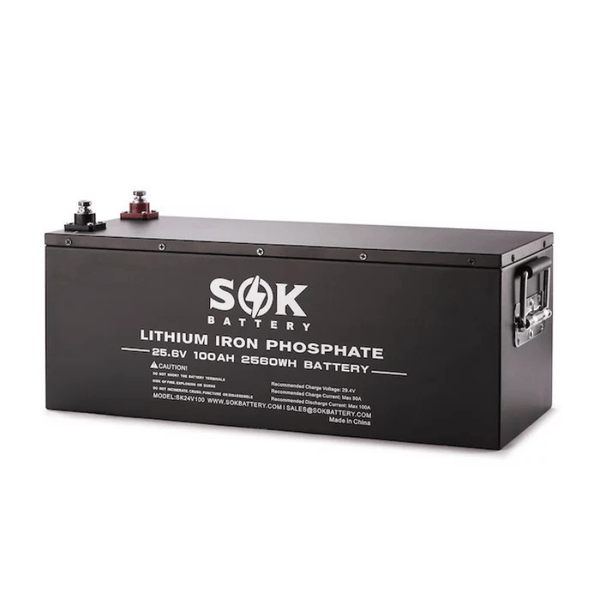 SOK 100Ah 24V LiFePO4 Battery