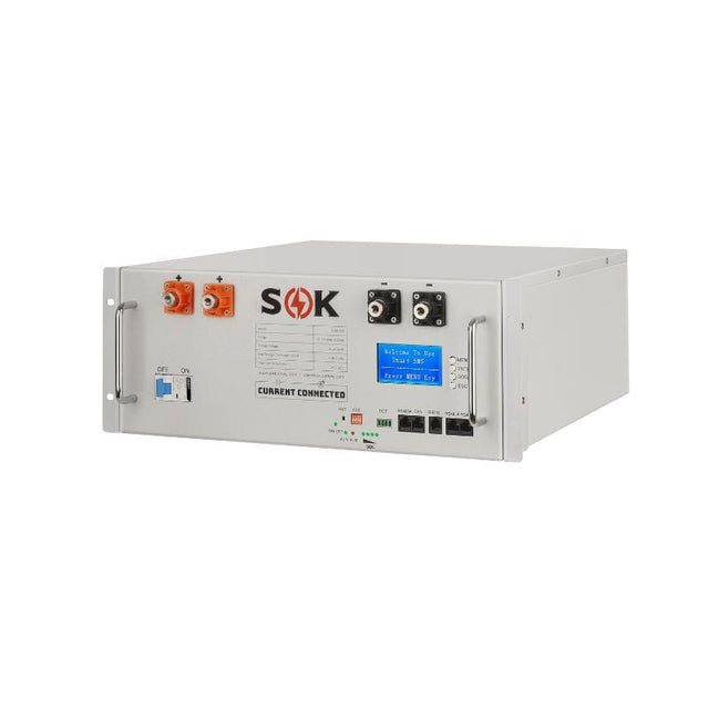 SOK Server Rack Battery | 100Ah 48V | User-Serviceable Rack Mount Battery - ShopSolar.com