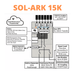 75.8kW Solar Power System - 8 x Sol-Ark 15K's + [184-188kWh Lithium Battery Bank] + 192 x 395W Solar Panels | Complete Solar Power System [ISK-PRO] - ShopSolar.com
