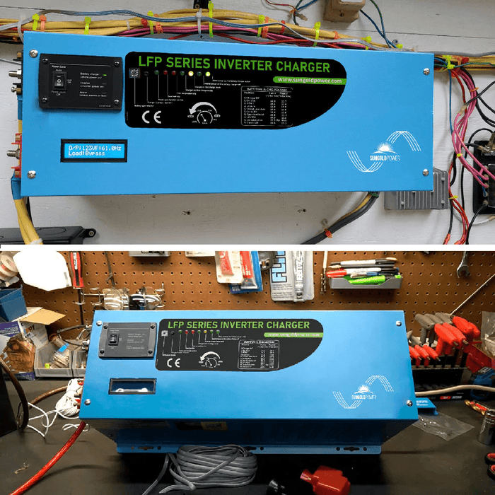 SunGold Power 4000W DC 12V Pure Sine Wave Inverter with Charger - ShopSolar.com
