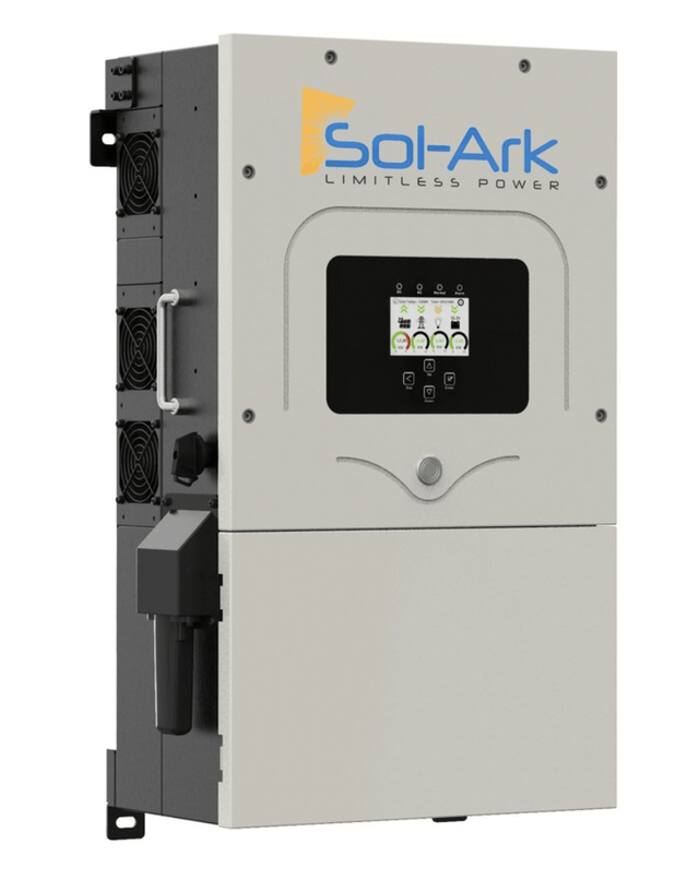 Sol-Ark 12K + Fortress eVault MAX 18.5kWh Kit | 120/240 48V [All-In-One] Pre-Wired Hybrid Inverter + 18.5kWh Lithium Battery Bank | 10-Year Warranty - ShopSolar.com