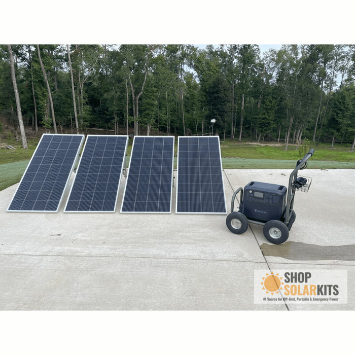 Bluetti AC200 MAX 2,200W / 2,048Wh Solar Kits - Portable Power Station + Choose Your Custom Bundle | Complete Solar Generator Kit - ShopSolar.com