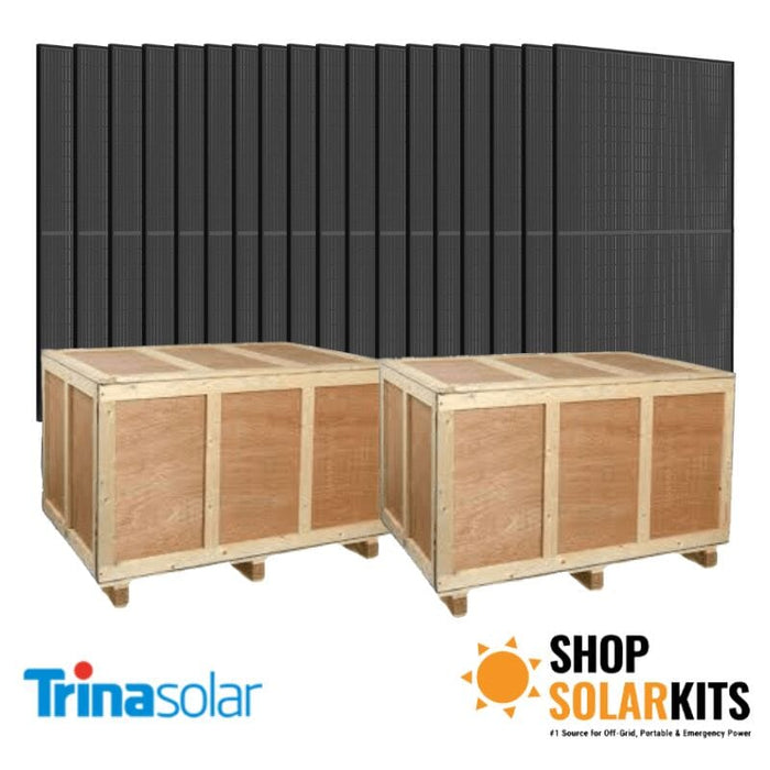 Trina 395W Bifacial Solar Panels [Pallets] | 25-Year Power Output Warranty | Tier-1 Mono Solar Panel | Choose Number of Panels - ShopSolar.com