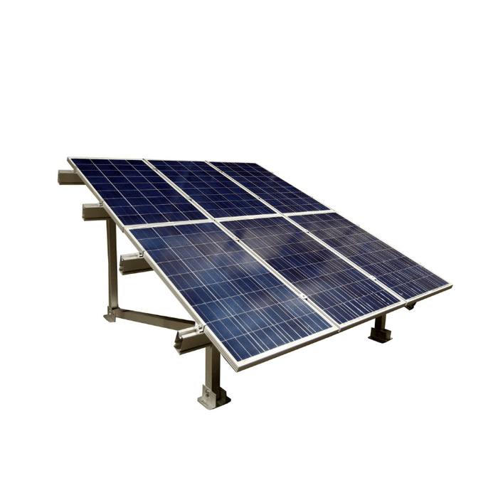 Ground Mount Solar Rack for Up to [6 x 230-330] Watt Solar Panels | HD Rails & Extendable Aluminium - ShopSolar.com