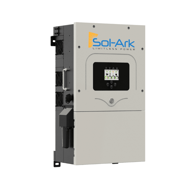 Sol-Ark 12K 120/240/208V 48V [All-In-One] Pre-Wired Hybrid Solar Inverter | 10-Year Warranty - ShopSolarKits.com