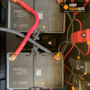 Complete Solar Panel Kit - 3,000W Inverter / Charger 120V Output / 24VDC + [5.12kWh-7.68kWh Lithium Battery Bank] + 6 x 200W Solar Panels [LPK-PRO] - ShopSolar.com