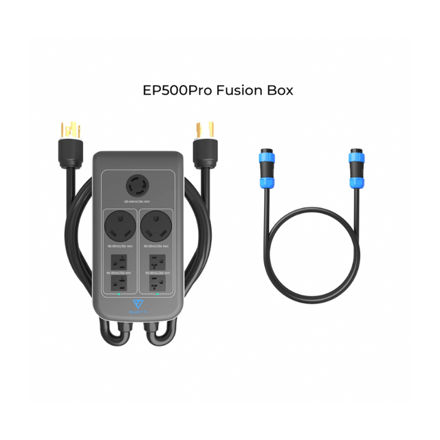 EP500 / EP500 PRO / AC300 Fusion Box (P030A) Connect 2 x Bluetti Units for 120/240V Output - ShopSolar.com