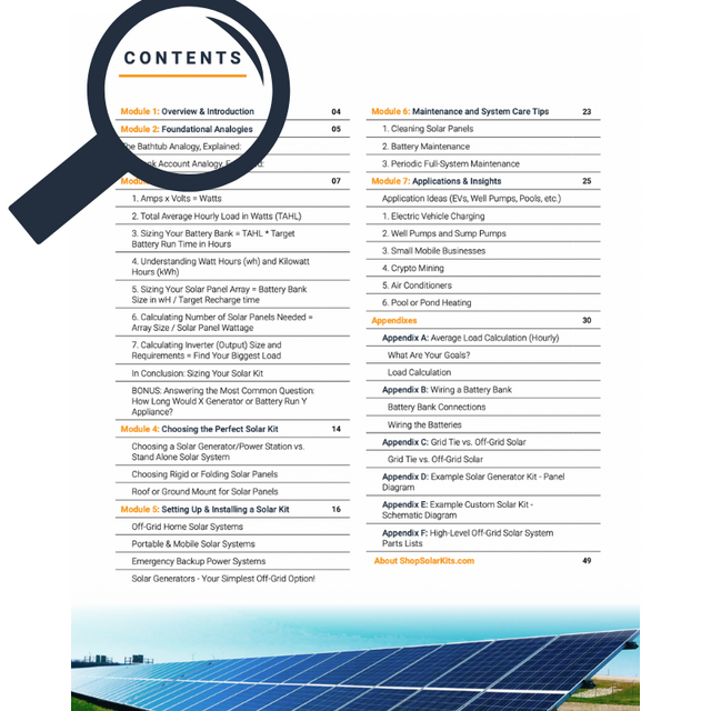 The Solar + Storage Blueprint | Step-By-Step Video Training, Example Setup Diagrams, Installation Instructions & More | Lifetime Access! - ShopSolar.com