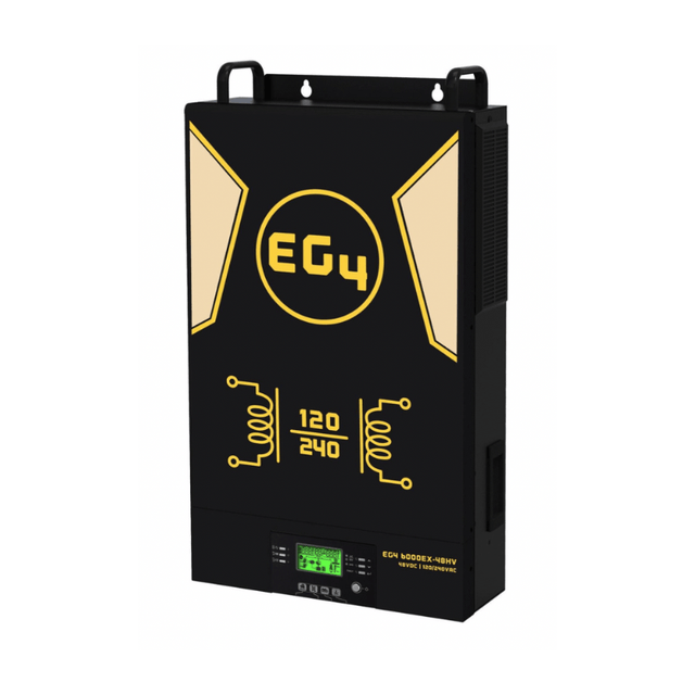 EG4 6000EX-48HV - 6,000W Off-Grid Split Phase 120/240V Output Inverter | 7,500W PV Input | 500V VOC Input | All In One Solar Inverter - ShopSolar.com