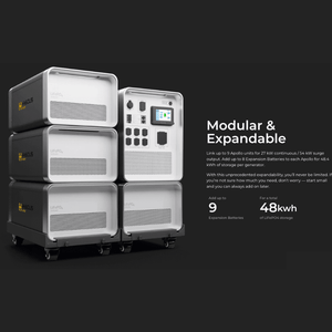 Hysolis [Apollo 5K] 120V Solar Kits - 5,376Wh / 3,000W Solar Power Station + Choose Your Custom Bundle | Complete Solar Kit [Shipping March 2024] - ShopSolar.com