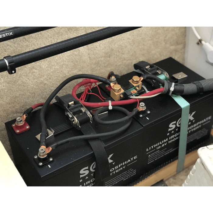CS 100Ah 24V Lithium LiFePO4 Fishing Electric Motor Battery - Sonar/Drive