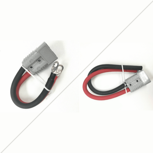 Buy Anderson SB175 Copper Battery Cable Assembly 1/0 Gauge AWG w lug/terminal/clamp - 3 Ft