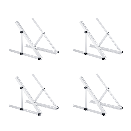 28" Portable Solar Panel Stands