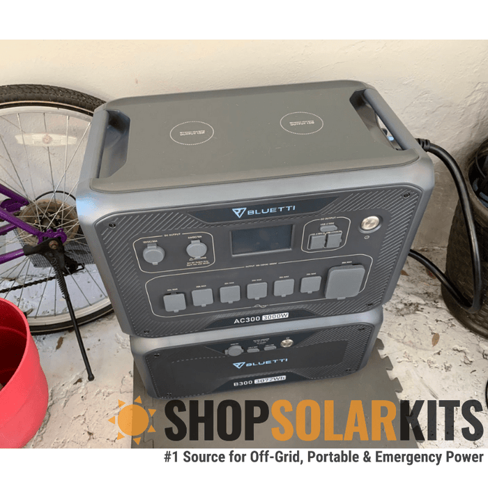 Bluetti AC300 3,072Wh/ 3,000W Solar Kits - Portable Power Station + Choose Your Custom Bundle | Complete Solar Generator Kit - ShopSolar.com