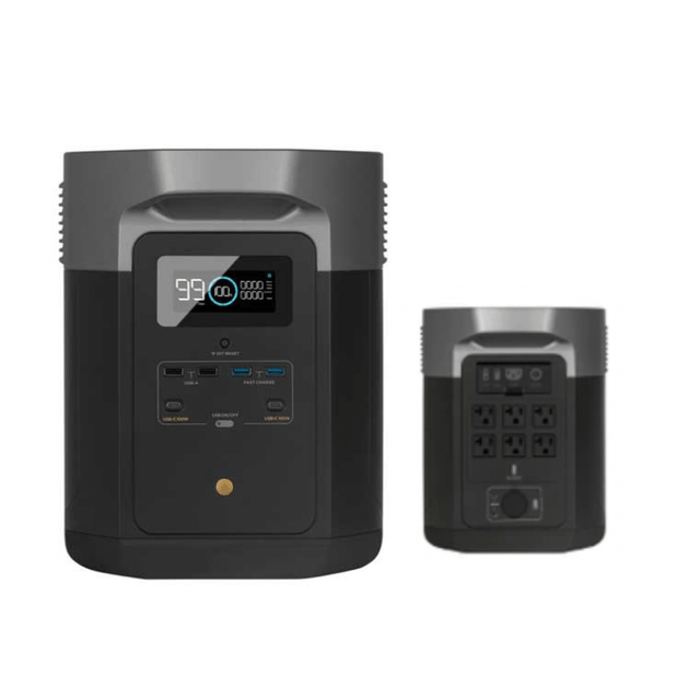 EcoFlow DELTA MAX 2,400W / 2,016Wh Portable Power Station | 2-Year Warranty - ShopSolarKits.com