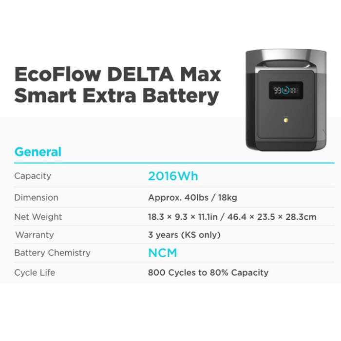 EcoFlow DELTA2 + DELTA Max Smart Extra Battery-DELTA2-DELTAMaxEB