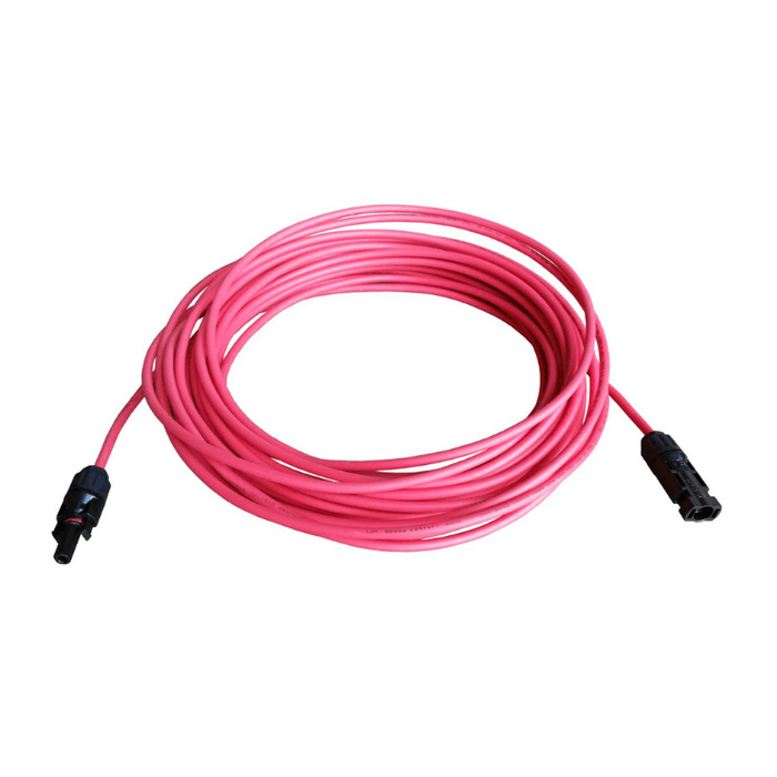 8 Gauge (AWG) - 1 x Pair Black + Red | Solar Panel Extension Cables | 1 of Each Color | Choose Feet/Length (New) - ShopSolar.com