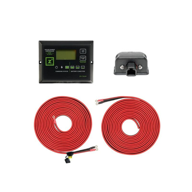 Zamp Solar 15 Amp Controller and Wiring Integration Kit (up to 270 Watts) - ShopSolarKits.com