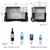 ACOPower LionCooler X30A Portable Solar Fridge Freezer, 32 Quarts + Free Shipping & NO Sales Tax! - Shop Solar Kits