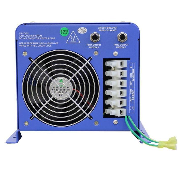 AIMS Power 4,000W Pure Sine Inverter/Charger 12V / 120Vac Input & 120/240Vac [Split Phase] Output