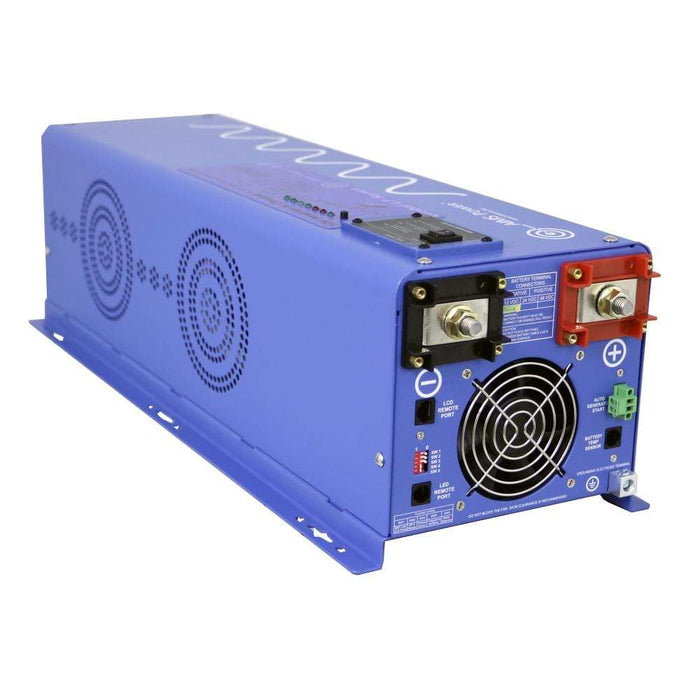 AIMS Power 4,000W Pure Sine Inverter/Charger 12V / 120Vac Input & 120/240Vac [Split Phase] Output