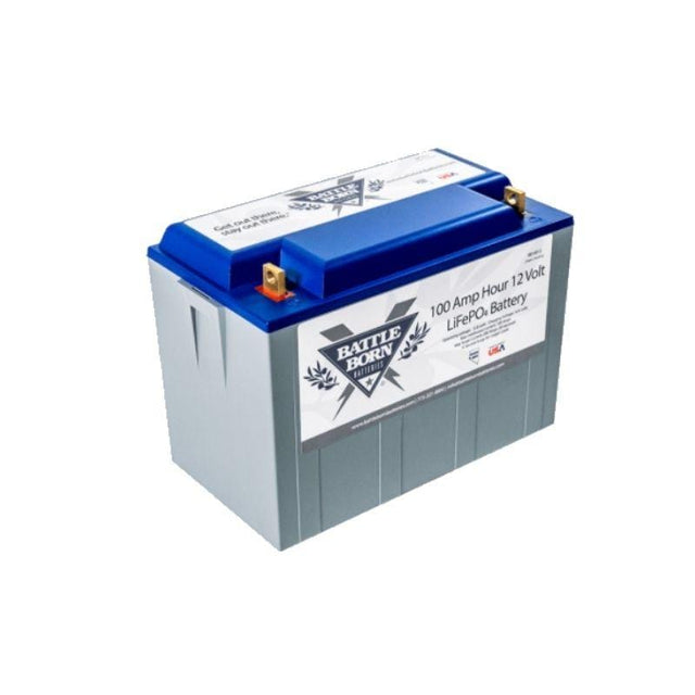 BattleBorn 100 Ah 12V LiFePO4 Deep Cycle Battery | #1 Solar Battery BB10012 BattleBorn