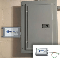 Breaker Box Extends From Wall