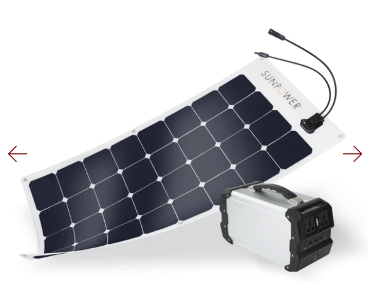 Panel solar Flexible SunPower 110w 